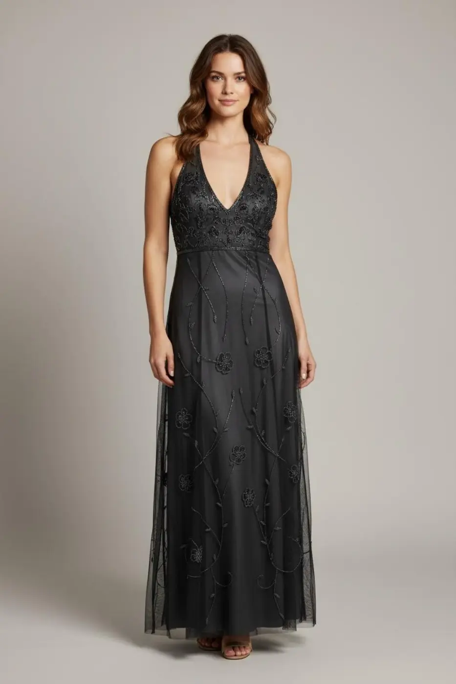 Vestido negro elegante