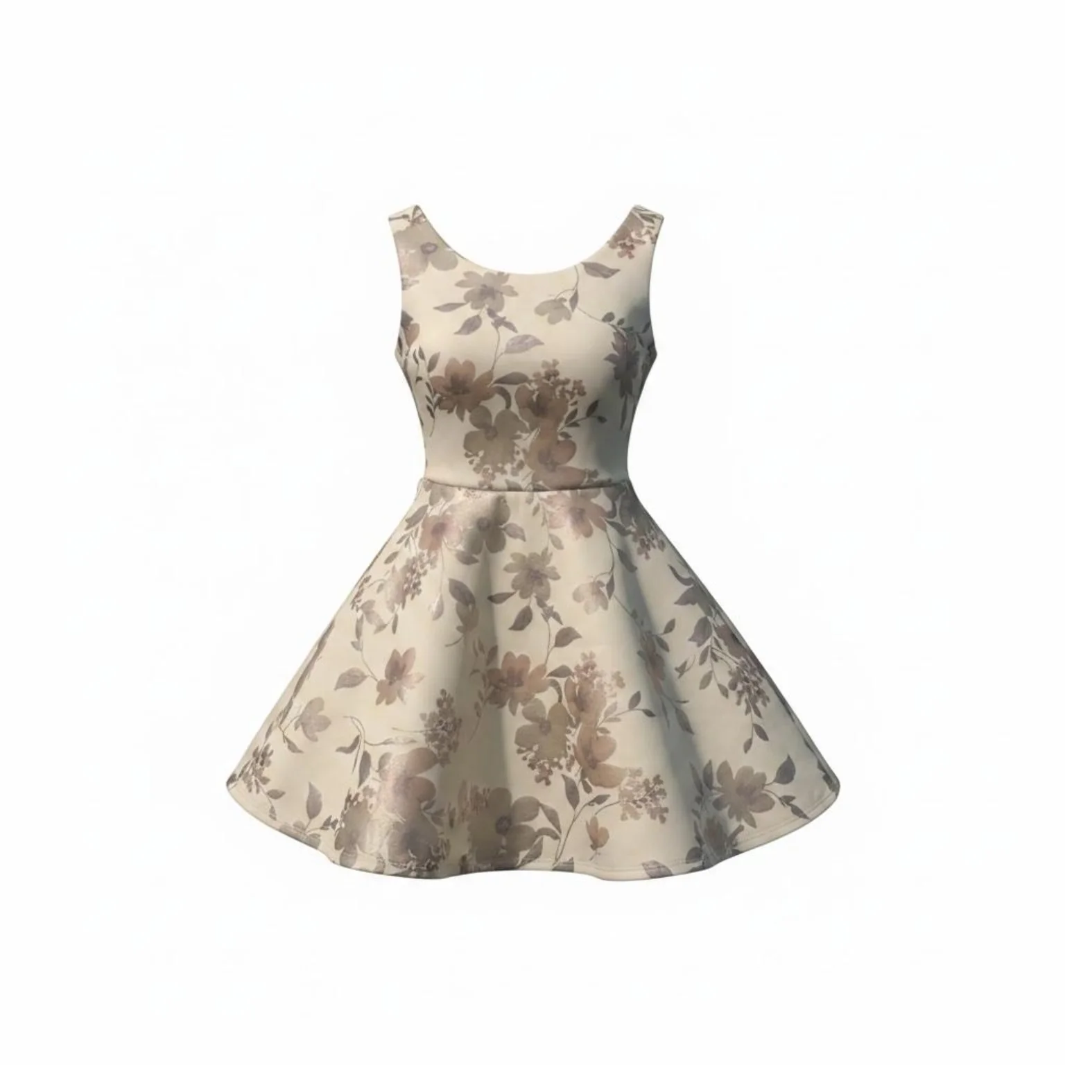 Vestido floral para niña